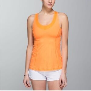 Lululemon Tone It Tank in‎ Creamsicle Pop Size 8